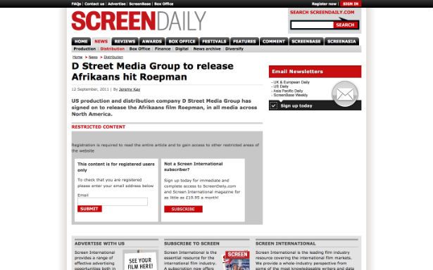 D Street Releasing takes Roepman
